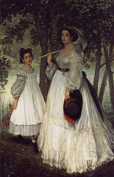 James Jacques Joseph Tissot Two Sisters Spain oil painting art